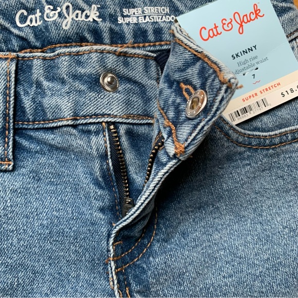 Cat & Jack Skinny Jeans - size 7 - Picture 5 of 7